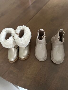 Toddler girl winter boots bundle- Zara & Gap